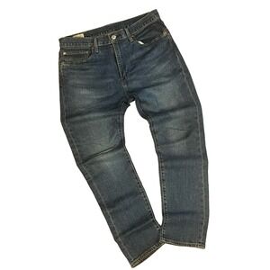 Levis 510 Skinny Fit Jeans Mens 34x30 Dark Wash Blue Denim Pants 05510-0728